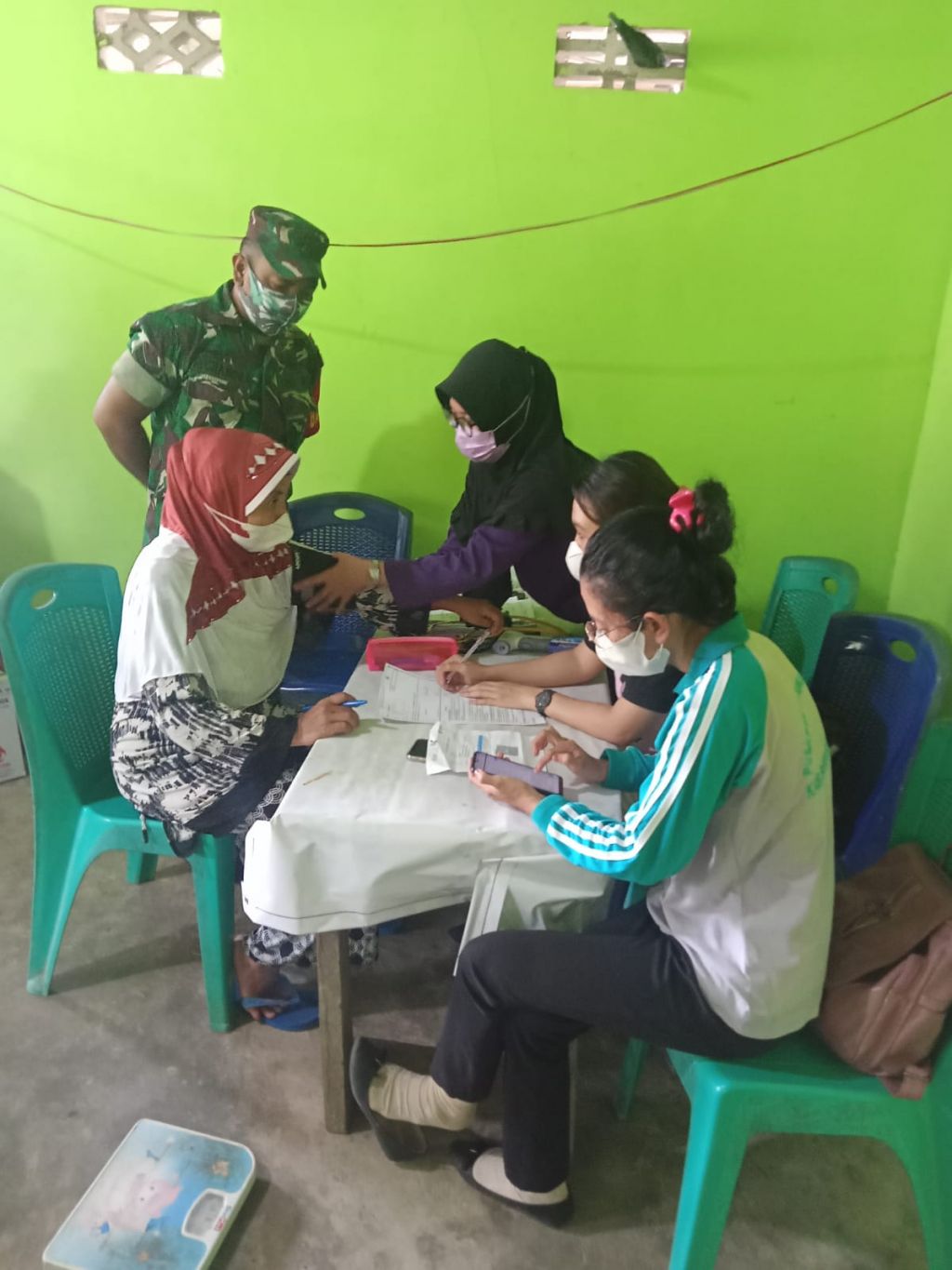 Peran Babinsa Pada Serbuan Vaksinasi Covid-19 Di Wilayah