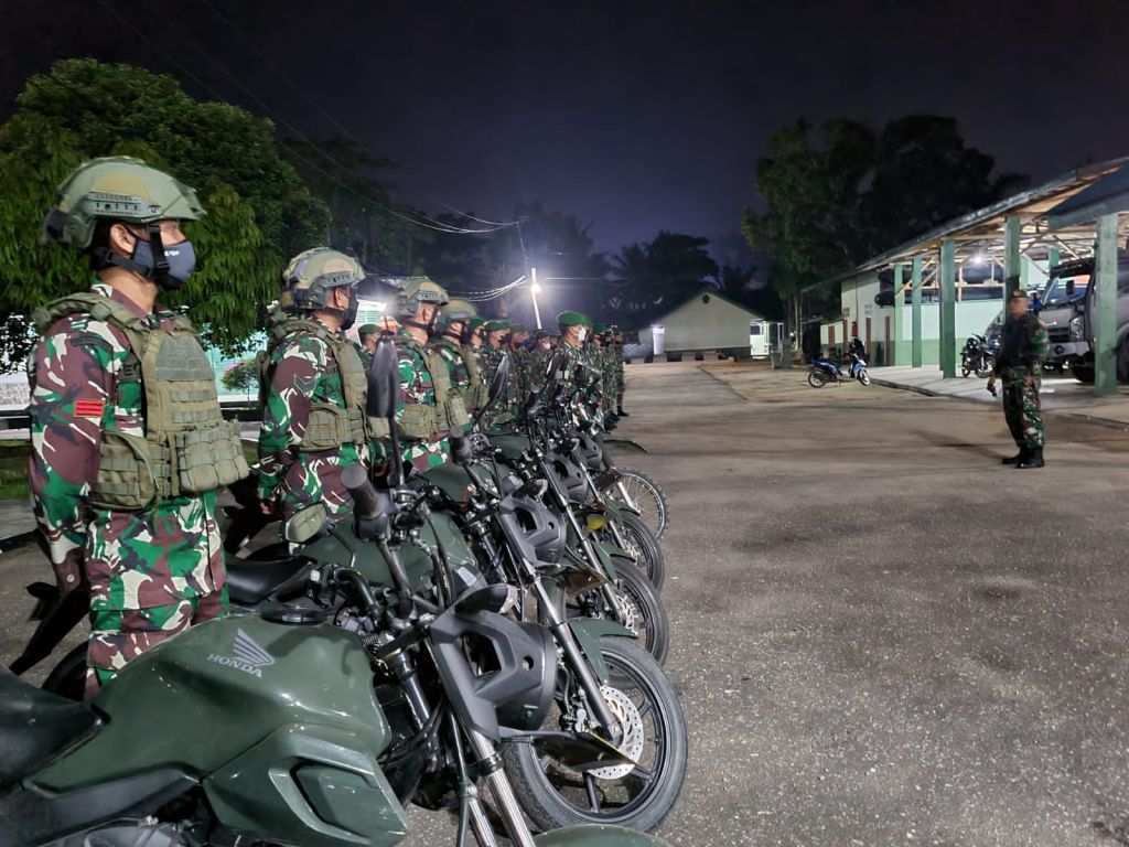 Pastikan Aman Dan Kondusif, Kodim 1202/Singkawang Siaga Pengamanan Malam Tahun Baru