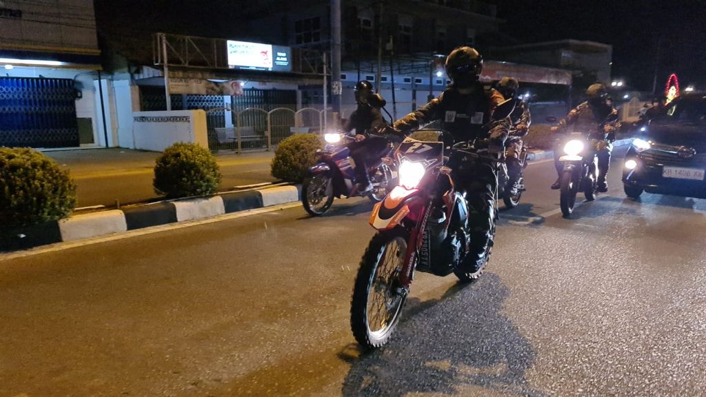 Pastikan Keamanan Malam Tahun Baru, Dandim 1202/Singkawang Pimpin Patroli