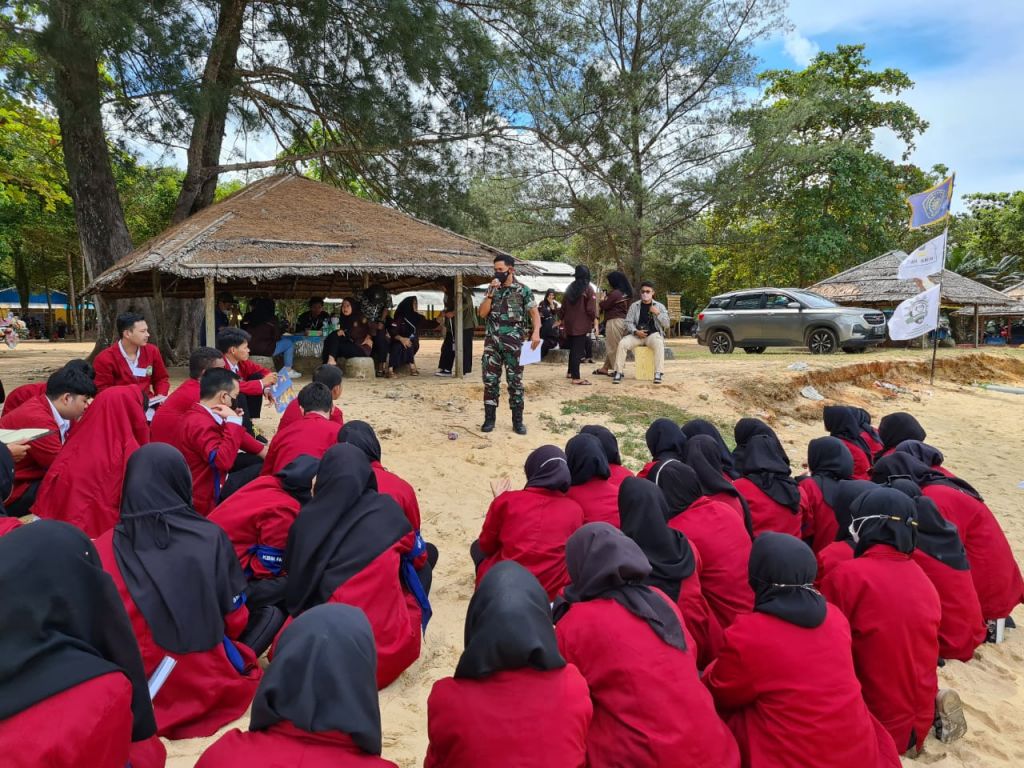 Pembekalan Wasbang, Pasi Ter Kodim 1202/Singkawang Antusias Disambut  Mahasiswa