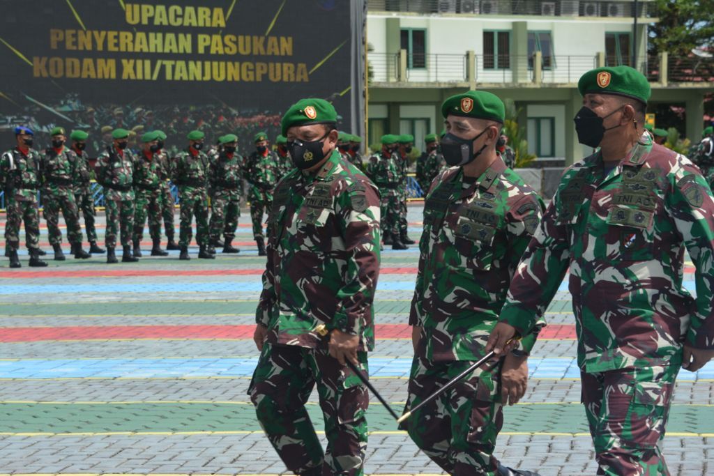 DANREM 121/ABW AKAN BERIKAN TINDAKAN TEGAS KEPADA PERUSAK PATOK BATAS NEGARA