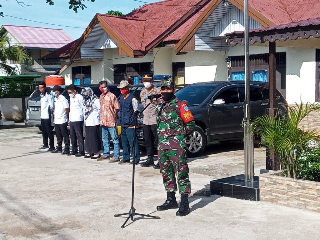 Antisipasi Karhutla, Koramil 1202-03/Sungai Raya dan Polsek Gelar Apel Bersama