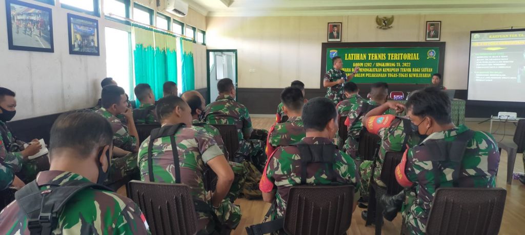 Mantabkan Tugas Kewilayahan, Kodim 1202/Skw Gelar Latnister Tahun 2022