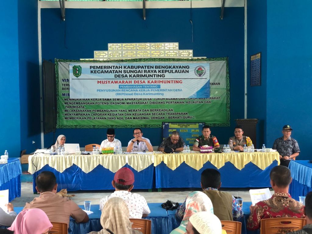 Babinsa 1202-03/Sry hadiri Rapat Musdes dalam Rangka Rencana Kerja Pemerintah Desa (RKPDES)