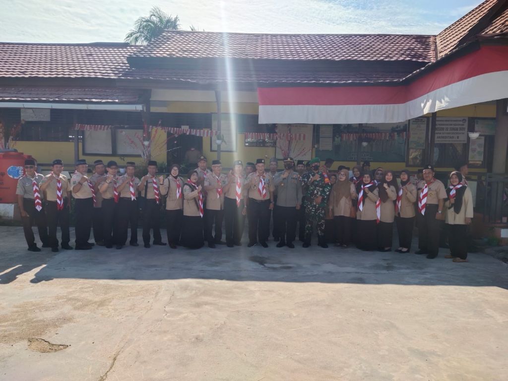 Danramil 1202-03/SRY Hadiri Peringatan HUT Pramuka ke - 61