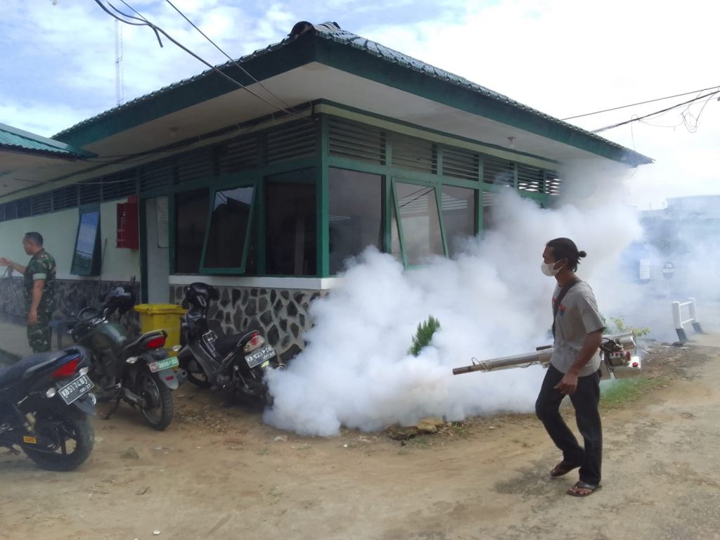 Antisipasi DBD, Kodim 1202/Skw Kembali Gencarkan Fogging