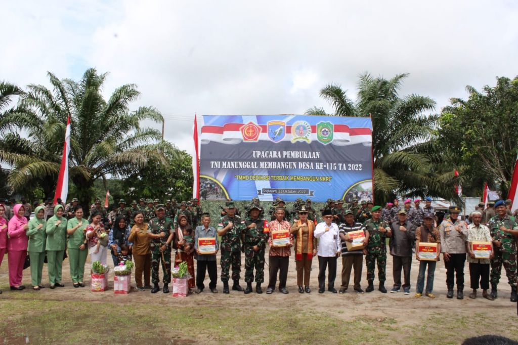 TMMD Regtas ke 115 Kodim 1202/Skw Resmi Dibuka