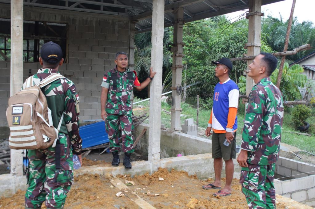 Dandim 1202/Skw tinjau lokasi TMMD di kelurahan Pangmilang
