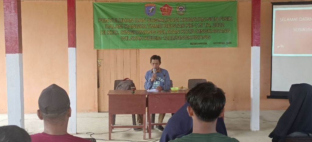 Kolaborasi Satgas TMMD Ke-115 Bersama Dinas Pertanian Berikan Penyuluhan Ke Masyarakat