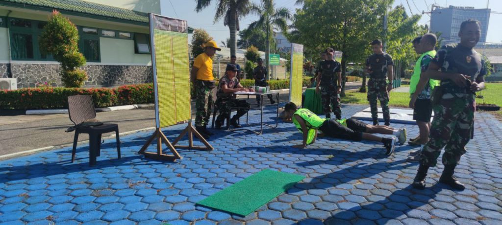 Anggota Kodim 1202/Skw Gelar Garjas Periodik Semester I TA. 2022