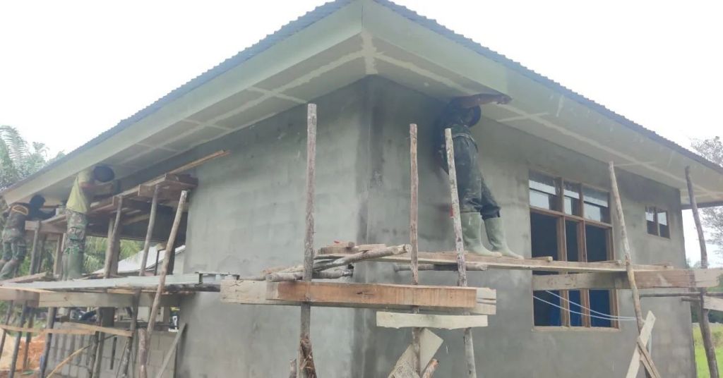 Satgas TMMD 115 Kodim 1202/Skw Tuntaskan Pembangunan Polindes