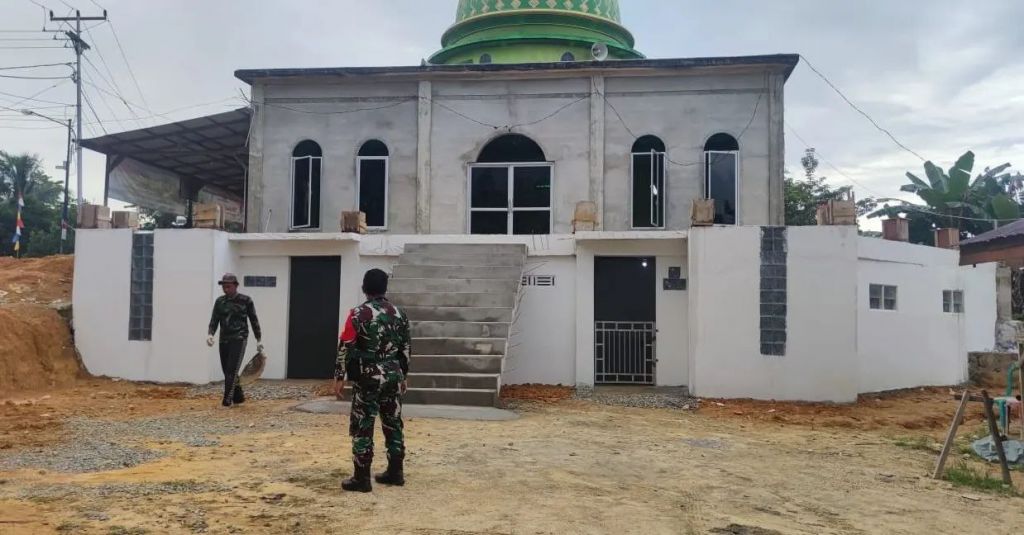 TMMD ke-115 Usai,Saatnya Warga Kel.Pangmilang nikmati pembangunan Masjid
