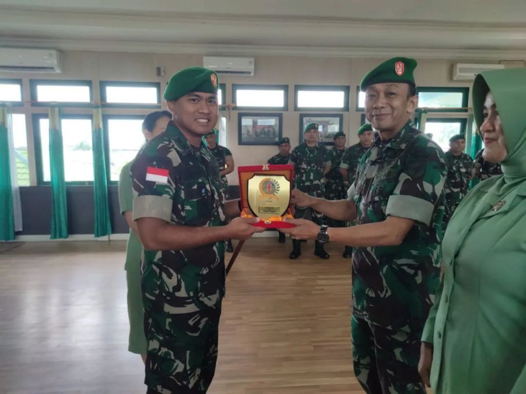 Dandim Pimpin Acara Korp Raport Pelepasan Pindah Satuan di Makodim 1202/Skw