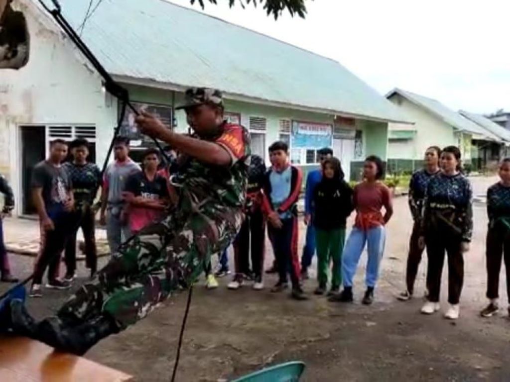 Generasi Muda Perbatasan Yang Berkarakter,Kodim 1202-09/Jagoi babang Latih Saka Wira Kartika