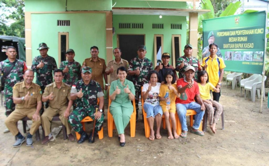 Dandim 1202/Skw Resmikan Program Bedah Rumah RTLH
