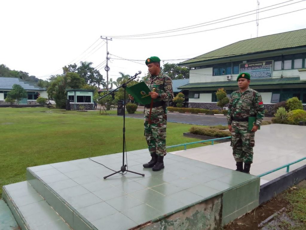 Dandim Pimpin Upacara Peringatan Hari Juang TNI AD Ke - 77