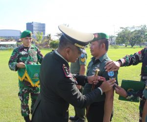 Dandim 1202/Singkawang Pimpin Upacara Korp Raport Kenaikan Pangkat