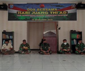 Peringati Hari Juang Kartika TNI-AD, Kodim 1202/Singkawang Gelar Doa Bersama