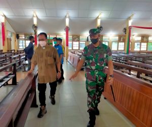 Pastikan Perayaan Natal Berjalan Aman Dandim 1202/Skw Tinjau Langsung Beberapa Gereja