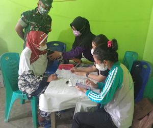 Peran Babinsa Pada Serbuan Vaksinasi Covid-19 Di Wilayah