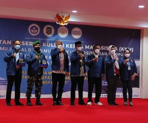 Wakili Dandim, Pasi Log Kodim 1202/Skw Hadiri Penerimaan Mahasiswa KKM Dari Untan