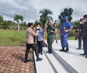 Dandim, Sambut Kunjungan Kerja Kapolda Kalbar Di Wilayah Kodim 1202/Singkawang