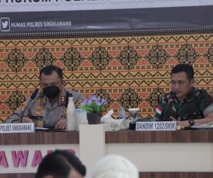 Dandim 1202/Singkawang, Rakor Lintas Sektoral Awali Perayaan Imlek dan Cap Go Meh