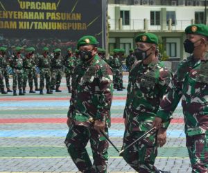 DANREM 121/ABW AKAN BERIKAN TINDAKAN TEGAS KEPADA PERUSAK PATOK BATAS NEGARA