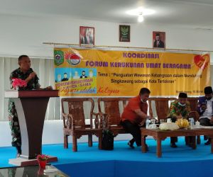 Kasdim 1202/Skw, Hadiri Rapat Koordinasi Forum Kerukunan Umat Beragama