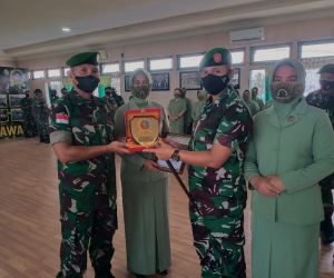 Dandim 1202/Skw, Pimpin Pelepasan Masa Jabatan Kasdim 1202/Skw