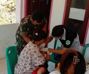 Peduli Kesehatan Ibu dan Anak, Babinsa Koramil Seluas Lakukan Pendampingan Kegiatan Posyandu