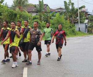 Jaga imunitas tubuh prajurit, DANDIM 1202/Skw pimpin jalan sehat