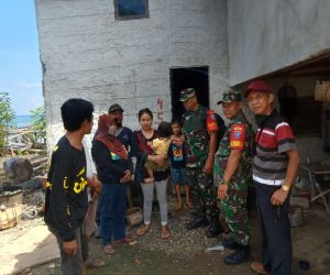 Danramil 1202-03/SRY monitoring wilayah terluar pulau kabung