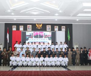 Kasdim 1202/Skw hadiri Acara Pengukuhan Dan Pelantikan Paskibraka Kota Singkawang