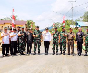 Danpusterad kunjungi lokasi TMMD ke-115 kodim 1202/Skw