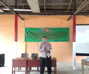 Berikan Penyuluhan Kamtibmas, Satgas TMMD ke-115 Gandeng Polres Singkawang