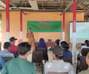 Warga kelurahan Pangmilang Ikuti Sosialisasi Perikanan/ Peternakan dari Satgas TMMD ke -115 kodim 1202/Skw