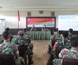 Kodim 1202/Singkawang Gelar Giat Peningkatan Kemampuan Apkowil TW.IV tahun 2022