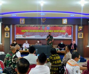 Jelang Nataru, Kasdim 1202/Singkawang Rapat Koordinasi Lintas Sektoral