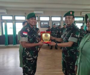 Dandim Pimpin Acara Korp Raport Pelepasan Pindah Satuan di Makodim 1202/Skw