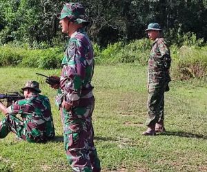 Asah Kemampuan prajurit Kodim 1202/ Skw gelar latihan menembak