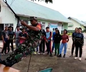 Generasi Muda Perbatasan Yang Berkarakter,Kodim 1202-09/Jagoi babang Latih Saka Wira Kartika