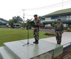 Dandim Pimpin Upacara Peringatan Hari Juang TNI AD Ke - 77