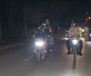 Dandim 1202/Singkawang Bersama Forkompimda Singkawang Patroli Menjelang Perayaan Natal