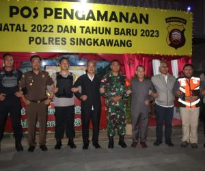 Pastikan Keamanan Malam Tahun Baru,Dandim 1202/Singkawang Pimpin Patroli