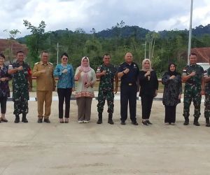 Kunjungan Kerja Danrem 121/Abw ke PLBN, Perbatasan Jagoi Babang