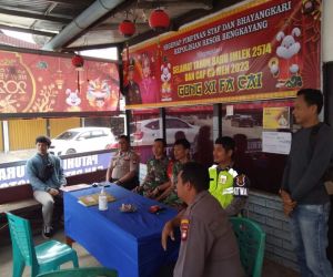 Ciptakan Rasa Aman Tahun Baru Imlek, Babinsa Kodim 1202- 01/BKY  Laksanakan Pengamanan